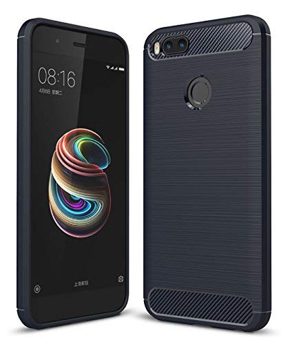 XiaoMi Mi 5X Funda  SMTR Cubierta Delgado material de silicona Funda Protective Case Cover  Dise  o durable   M  xima protecci  n contra golpes  para XiaoMi Mi 5X - Azul