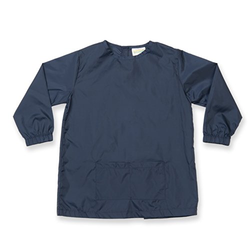 Larkwood Baby/Childrens Water Resistant Painting Smock (M-L) (Navy)