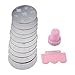 Nail Art - SODIAL(R) Accessory Set Nail Art Polish Stamp Stamping Manicure Picture Plate 10 plates WITH FREE buffer and more than 70 motifs