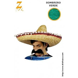 SOMBRERO MEJICANO PAJA ACCESORIO DISFRAZ
