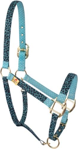 Red Haute Horse LTL1205LD High Fashion Horse Lead, Leopard Teal