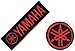 Produktbild Aufnäher set / Iron on Patch " Yamaha " rot