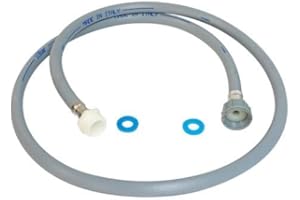 SOMATHERM FOR YOU - Verlängerungskabel, Für Waschmaschine, Gerade M-F Anschlüsse, Länge 1,5 m, Thermogummi-Schlauch, Kompatibel mit Schläuchen, Drehmutter 20/27, Einfache Installation