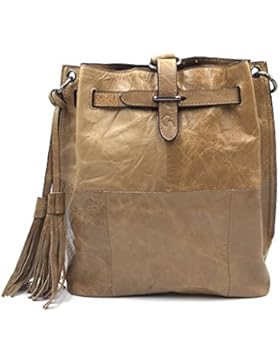 Sheli Jahrgang Braun Einzigartiges Entwurf Leder Fransen Hobo Umhängetaschen Geldbörse Handtasche Handtaschen...