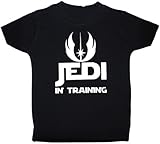 Jedi in Training Baby/Children T-Shirts/Tops Star Wars 0 to 5 Years Black