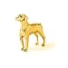 Produktbild Dobermann Hergestellt in U.K. Kunstvolle Hunde- Figur Sammlung (22 Karat Vergoldung / gold plattiert)