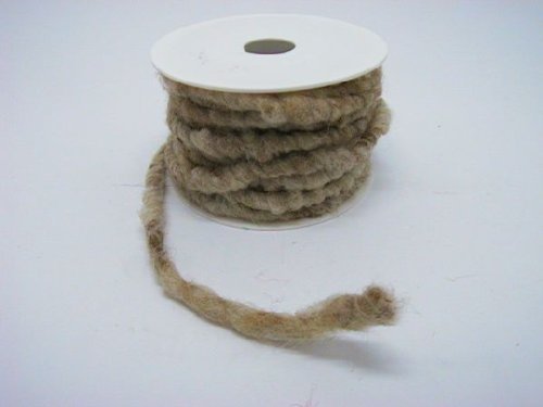 Wollstränge beige-melange 10 mm / 10 Meter