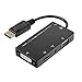 Produktbild Swiftswan Displayport DP auf HDMI/DVI / VGA/Audio Adapter Konverter Stecker auf Buchse 4-in-1 Adapterkabel für MacBook Pro