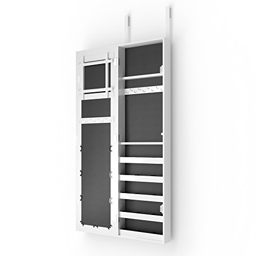 Schmuckschrank Spiegelschrank Hängeschrank Türmontage/Wandmontage Schmuckkasten Wandspiegel Lea - 5