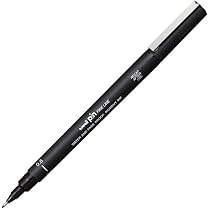 Uni-Ball PIN Brush Marker Sepia – Kalibrierte Pinselspitze, Wasserfeste Pigmenttinte, Box Mit 12 Stück
