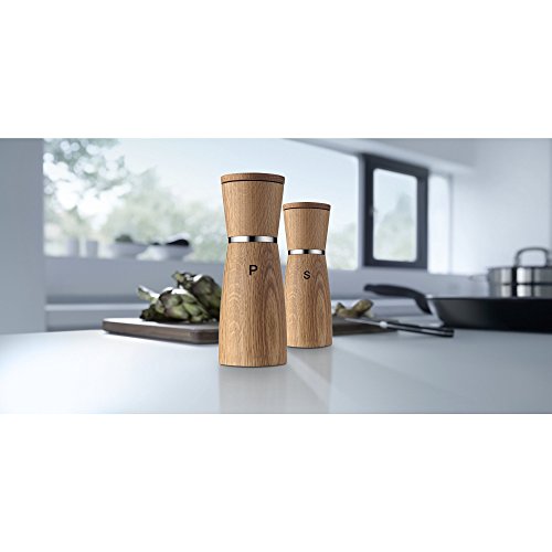 WMF Salz-/ Pfeffermühlen-Set 2-teilig Salzmühle Pfeffermühle Ceramill Nature mit Mahlwerk aus Keramik - 5