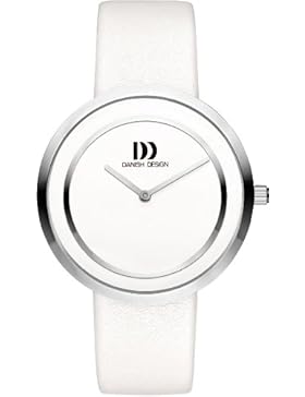 Danish Design-DZ120315 Damen-Armbanduhr Lolla Quarz analog Leder Weiß