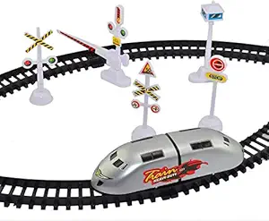 DD TOYS Funnytool High Speed Battery Operated Train Set for Kids (Small Metro)