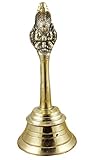 Pooja Art Brass Puja Bell (3.5x3.5x8 cm)