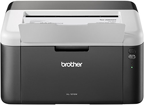 Brother HL-1212W Stampante Laser Monocromatica, Risoluzione 2400 x 600 DPI, Compatta, USB 2.0 e Wi-Fi