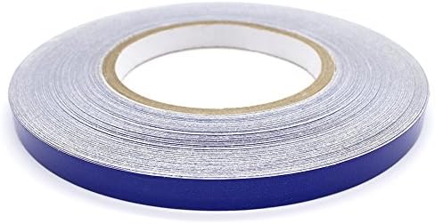 Manchester Case Reflective Pinstripe Tape - Pinstriping Cars Motorcycles stickers, Blacklight Blue