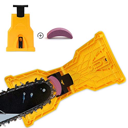 Affûteuse Affûtage De Pierre Tronçonneuse A Chaîne Rapide Et Simple Pour Affûter Les Tronçonneuses vu les dents de la chaîne outil d'affûtage outils de meuleuse de pierre d'affûtage rapide