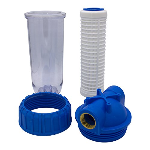 VARIOSAN Vorfilter für Hauswasserwerke 11725, 1″ IG, 8 bar Betriebsdruck, 6000 l/h Durchflussmenge, 0,06 mm Maschenweite - 3