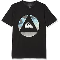 Quiksilver Classic Fluid Turns Camiseta, Niños, Negro (Anthracite - Solid), M/12