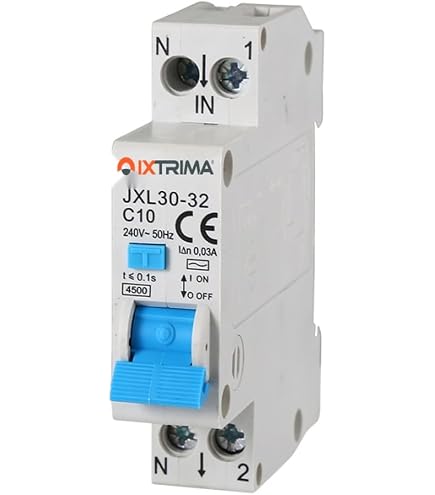 Interruttore Magnetotermico Din 1P N 16A 4.5kA 1M Chint 70017 Curva C 190236