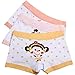 Set of Three Cute Boxer Briefs Kids Cotton Underwears Girls Underwear(Dot)