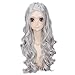 Produktbild COSPLAZA Perücke Silver Layered Cosplay Wig Heat Resistant Long Curly Loose Wave Costume Ball Evening Party Props