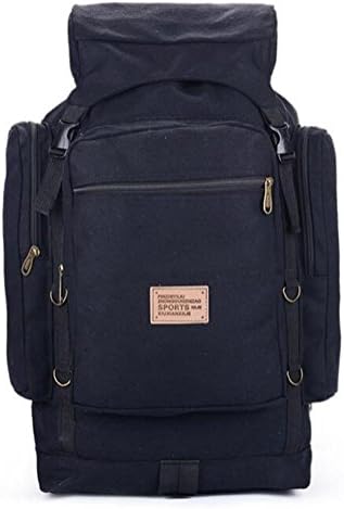 Rucksack 80L / 60L Large capacity Retro canvas light durable Outdoor Backpack , large , black