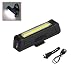 Produktbild Bike Lights , Ouneed 6 Modi Weiß COB 1 LED Fahrrad Fahrrad Vorne Hinten Licht USB Wiederaufladbare Batterie (B)