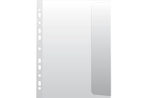 DONAU 1745910PL-00 - Fundas para folletos (polipropileno, A4, granuladas, 100 μm, 10 unidades)