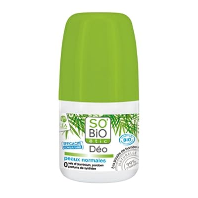 So'Bio Étic Déodorant à la Poudre de Bambou 50 ml Lot de 2