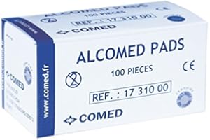 Tampons / Compresses d'alcool à 70° Alcomed 2 boites de 100 by MEDIQ