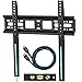 Price comparison product image Cheetah Mounts APFMSB TV Wall Mount Bracket for 20-55" TVs Up To VESA 400 and 115 lbs (kg 52) including a Twisted Veins 10' (3m) HDMI Cable and a 6" 3-Axis Magnetic Bubble Level