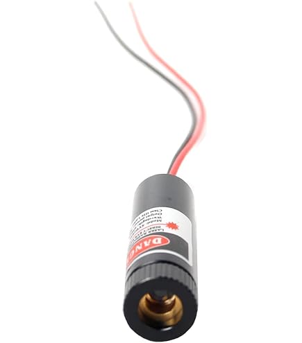 Laser Regolabile 3-5V Modulo Laser 405nm CTRICALVER - Kit Con Alimentazione E Fuoco Regolabile Croce Viola Modulo Laser Industriale - 6