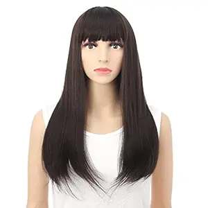 VIEWS Hair Wigs for Women | Full Head | Natural Looking Artificial Hair | Stylish Wig for Girls & Ladies | Wig for Cancer Patients | Heat Friendly Synthetic Fibers | Fashion Wigs