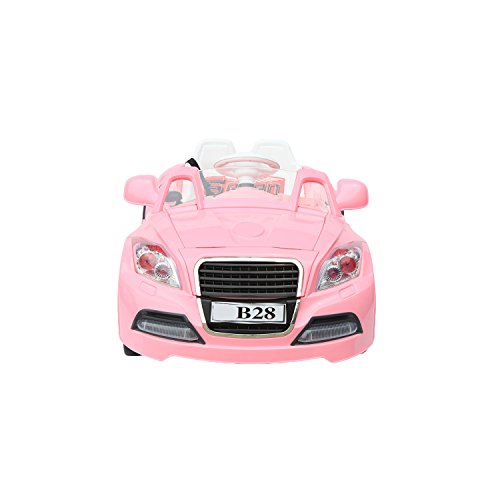 Elektrisches Elektrofahrzeug 12V mit elterlicher Fernbedienung - elektrischer rosa BMW für Kinder
