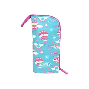 Smily Kiddos | Smily Pen Holder Case (Light Blue) | Kids & School Pencil Case |Pencil Case for Boys & School | Pencil Pouch for Kids | Girls Pencil case Stylish |