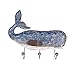 Produktbild ExtraMaritim Wandgarderobe/Garderobenleiste Walfisch mit 3 Haken 58 x 48 cm