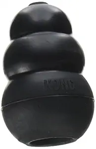 KONG Classic KONG Dog Toy BLACK MED (2Pack)