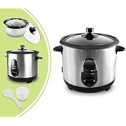 Leogreen - Cuiseur à Riz, Cuiseur Multi Fonction, 1 Litre(s), Matériau: Couvercle en verre