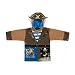 Kidorable Baby Boys Brown Pirate Eye Patch Hat Hooded Rain Coat 12-18M