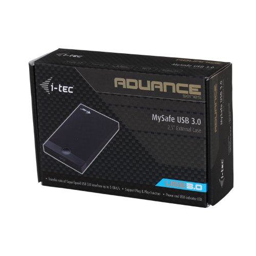 i-tec USB 3.0 Advance MySafe externes 6,4 cm 2,5 Zoll HDD SSD Festplattengehäuse für SATA I,II,III HDD Alugehäuse für optimale Kühlung - 3