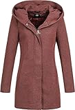 Langer Übergangs-Mantel ONLY NOS Damen Onlsedona Light Coat OTW Noos Mantel, Mehrfarbig (Picante Detail: Melange), X-Small (Herstellergröße: XS)