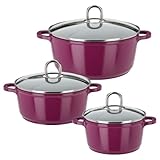 kochtopfset induktion test 2017 fettarm Kochen - kein Ankleben - leichte Reinigung