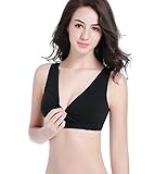 KOOYOL Damen Bio-Baumwolle Schlaf Schwangerschafst Still BHs