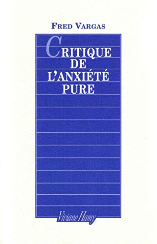 Download Critique de l'anxiété pure Download Critique de l'anxiété pure
