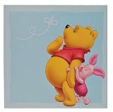 Wandtattoo / Fensterbild / Sticker groß - Winnie the Puuh - Wandsticker selbstklebend Pooh 4 eckig