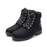 Cálido y cómodo: suave, fácil de deslizar, transpirable, las botas para mujer deben ser increíbles para el otoño y el invierno, mantenga su pie súper cálido y seco.