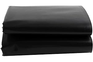CDZHLTG Bâche de Bassin Bâche Noire pour Bassin de Jardin, Bâche Aqualiner en LLDPE de Qualité Supérieure pour Les Poissons,ni pour Les Plantes,aux Intempéries, 4m x 6.1m