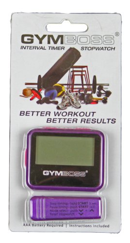 Gymboss Intervallzeitgeber Und Stoppuhr VIOLETT / PINK METALLIC-HOCHGLANZ - 5