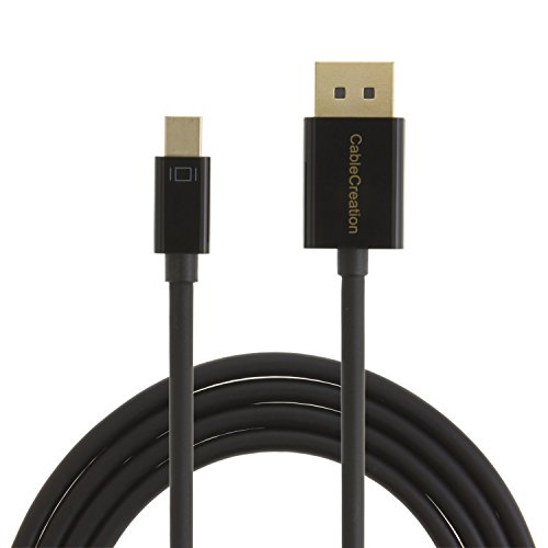 CableCreation Mini Displayport auf Displayport Kabel Vergoldete 6 Feet Mini-DP zu DP Kabelträger 4K-Auflösung, 1.83M / Schwarz - 3